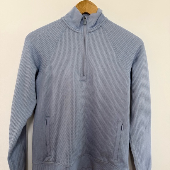 lululemon athletica Light Blue Cowl Neck Sweater - Picture 9 of 12